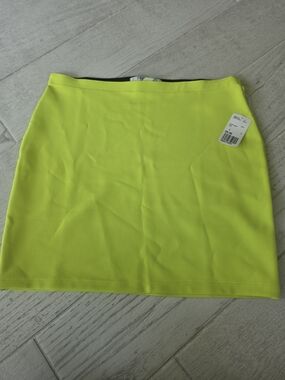 Forever 21 Neon Lime Mini Skirt